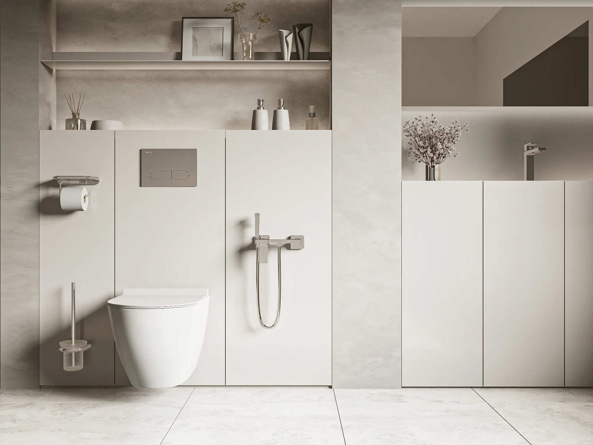 Смеситель с гигиеническим душем FHS02S0C